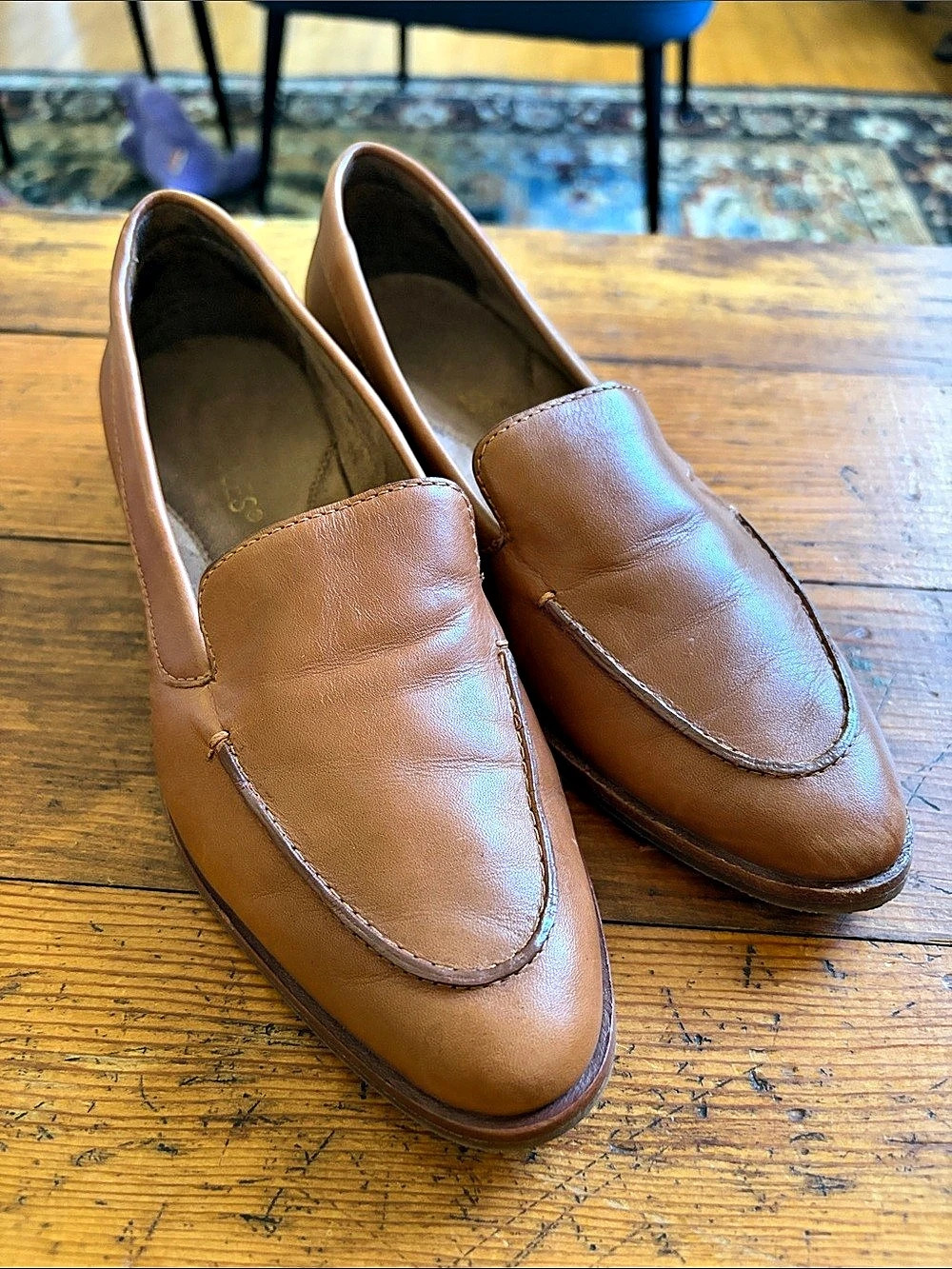 Aerosoles East Side Dark Tan Loafers